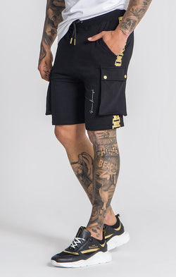 Black Forever More Cargo Shorts