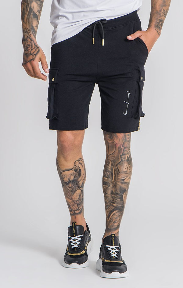 Black Forever More Cargo Shorts