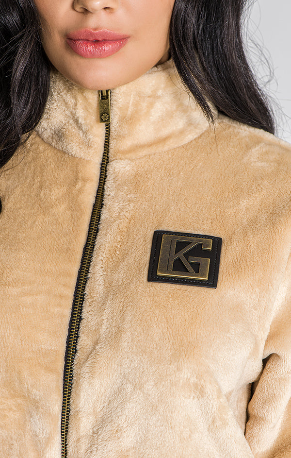 Beige GK Iron Sherpa Jacket