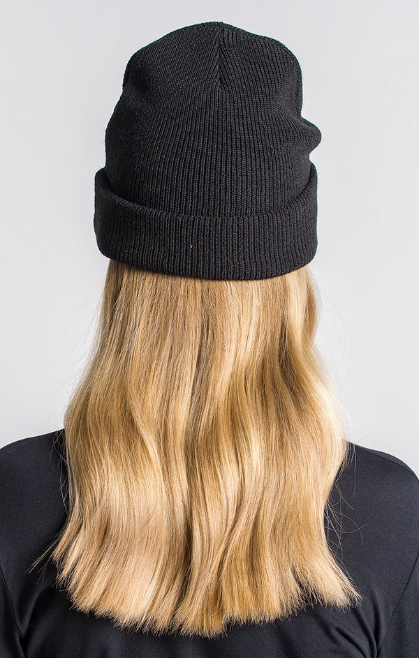 Black Beanie With Neon Green GK Plaque