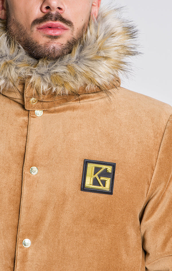 Beige Elite Velvet Jacket