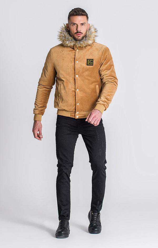Beige Elite Velvet Jacket