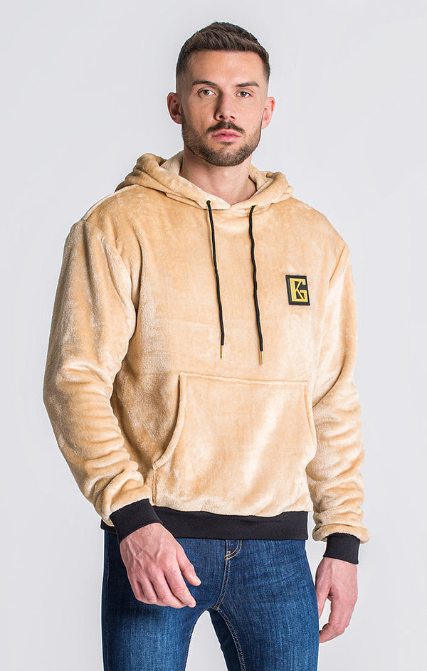 Beige GK Iron Sherpa Hoodie