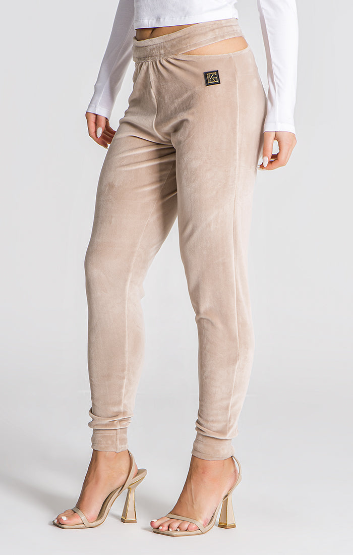 Beige That Is Hot! Joggers