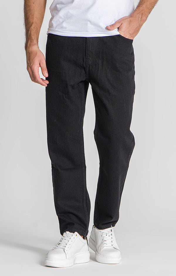 Black Balloon Leg Jeans