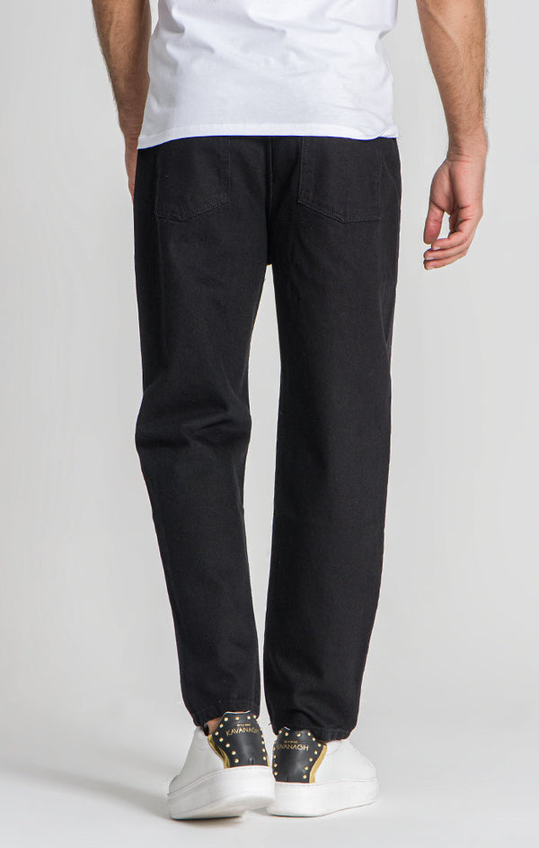 Black Balloon Leg Jeans