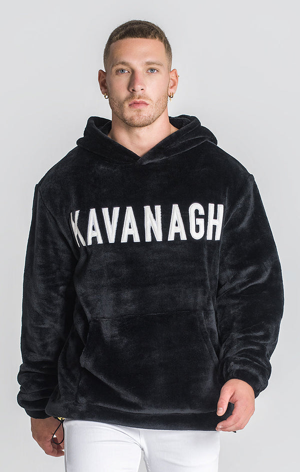 Black Chicago Sherpa Hoodie