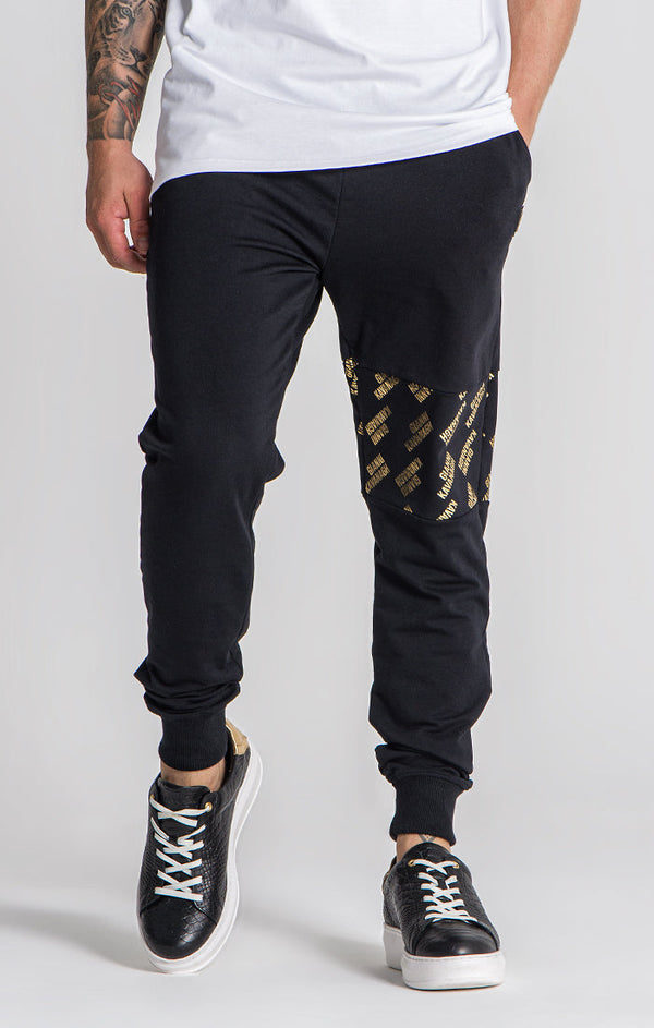 Black Error Joggers