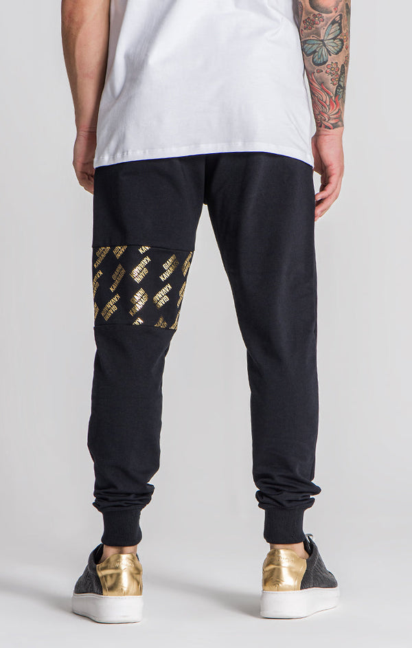 Black Error Joggers