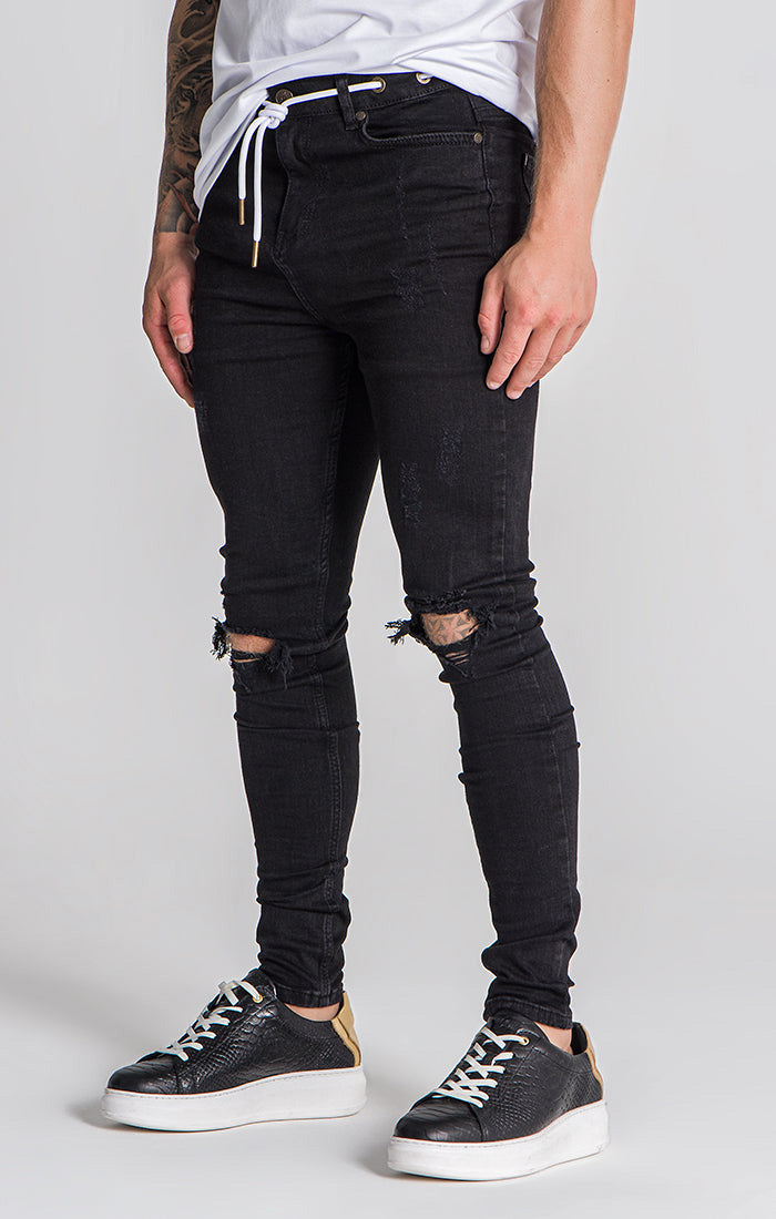 Black Error Skinny Jeans