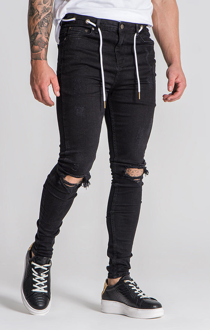 Black Error Skinny Jeans