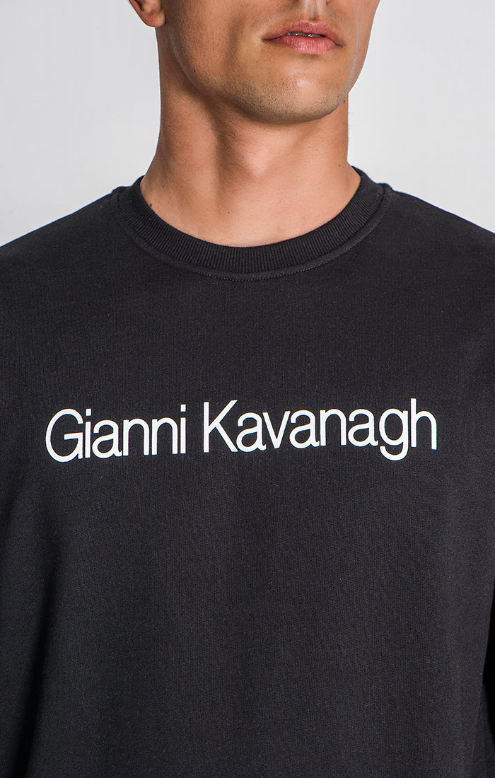 Black Essential Maxi Sweat