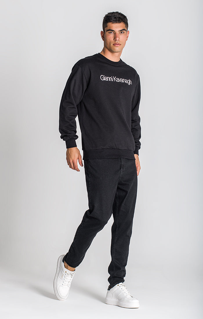 Black Essential Maxi Sweat