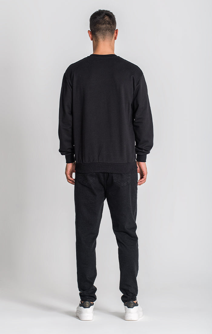 Black Essential Maxi Sweat