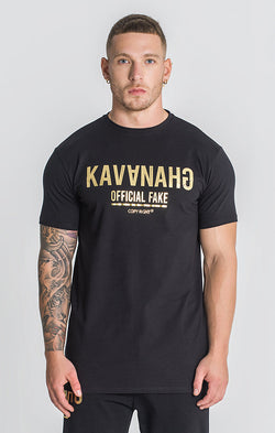 Black GK Fake Gold Tee