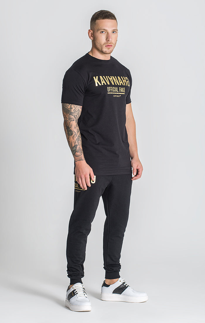 Black GK Fake Gold Tee