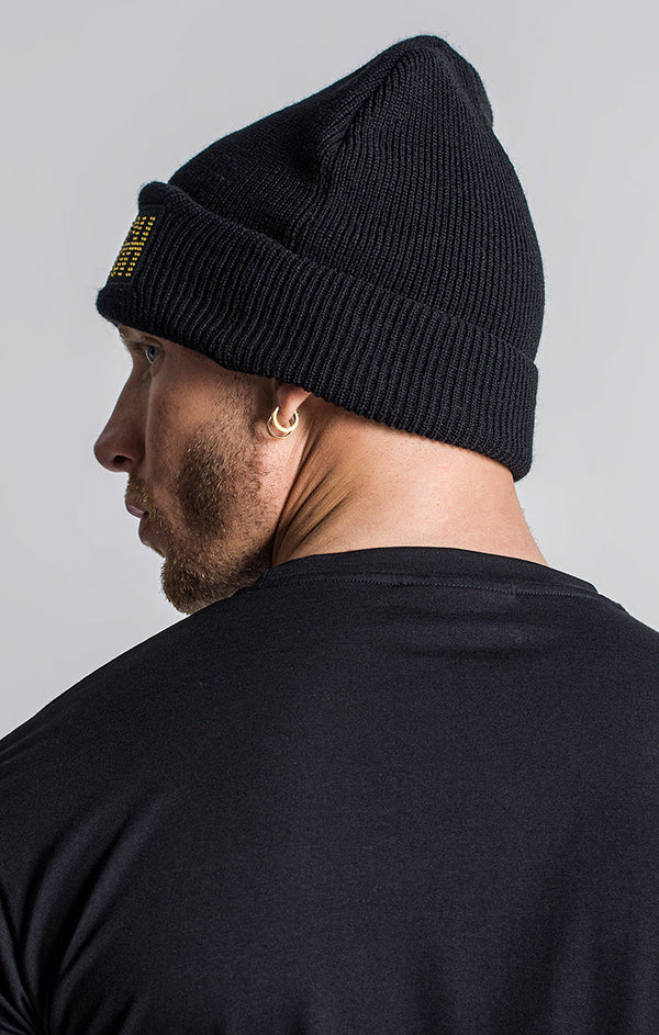 Black Kavanagh Studs Beanie