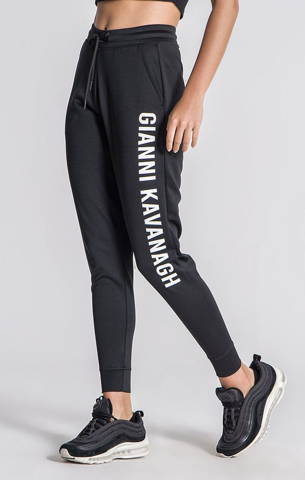 Black Logo Mania Joggers