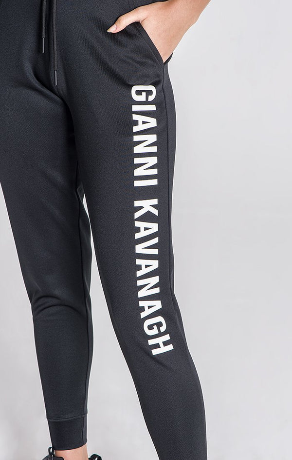 Black Logo Mania Joggers