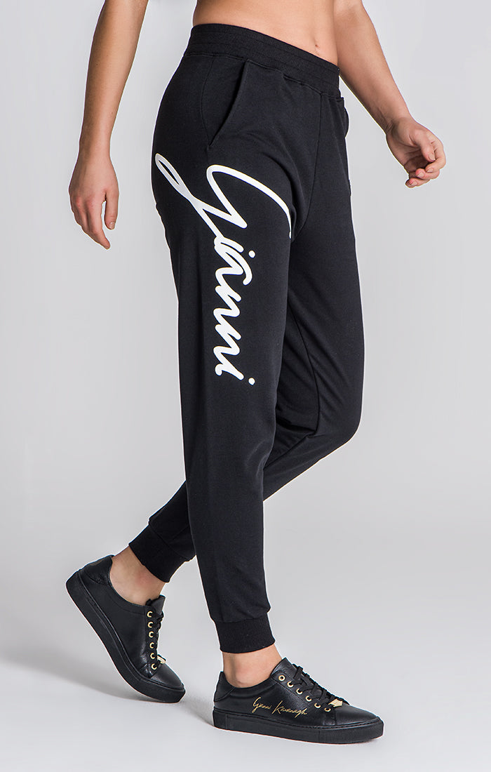 Black Refraction Joggers