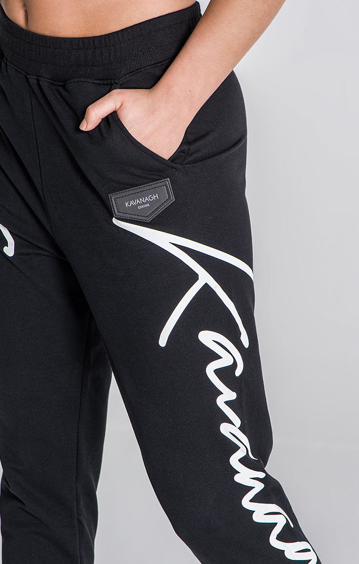 Black Refraction Joggers