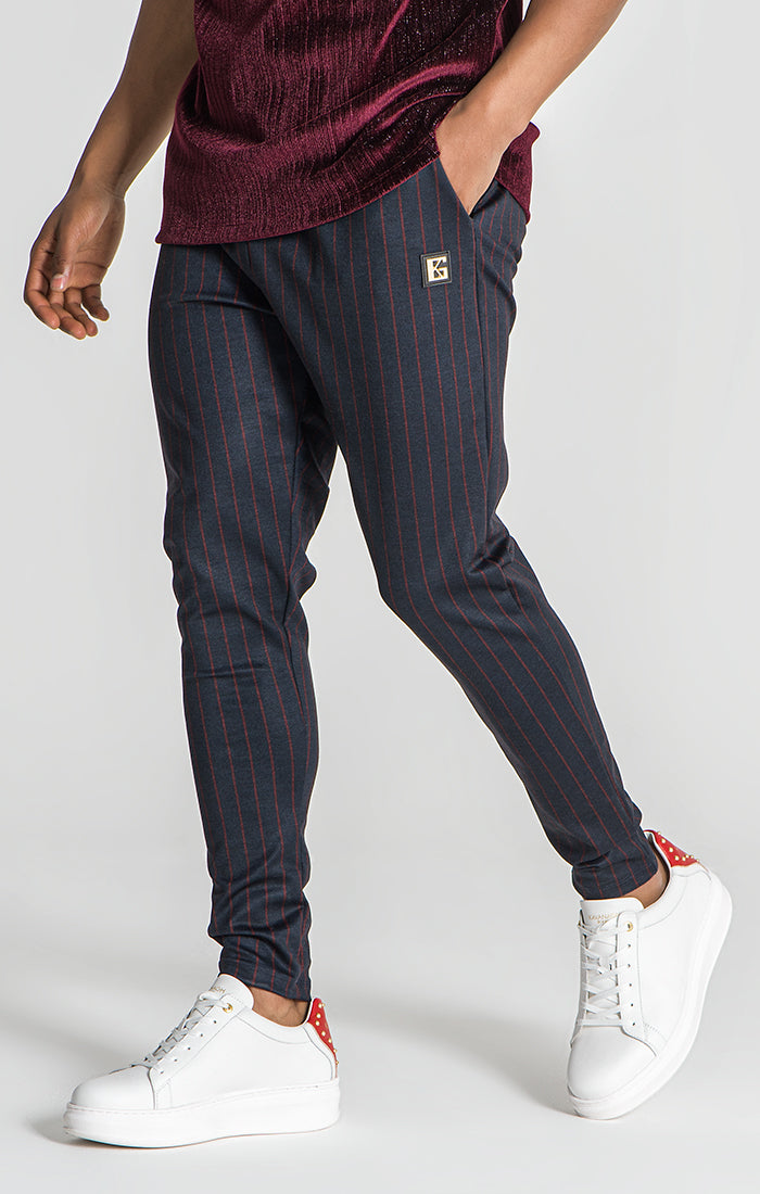 Burgundy Novel Pants
