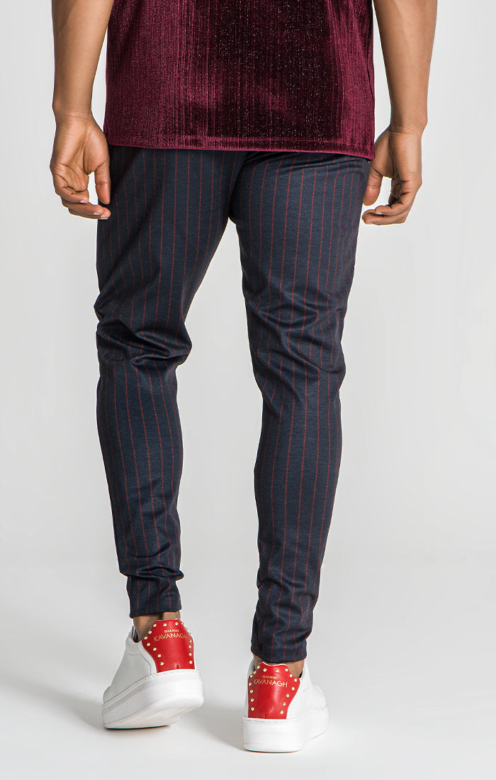 Burgundy Novel Pants