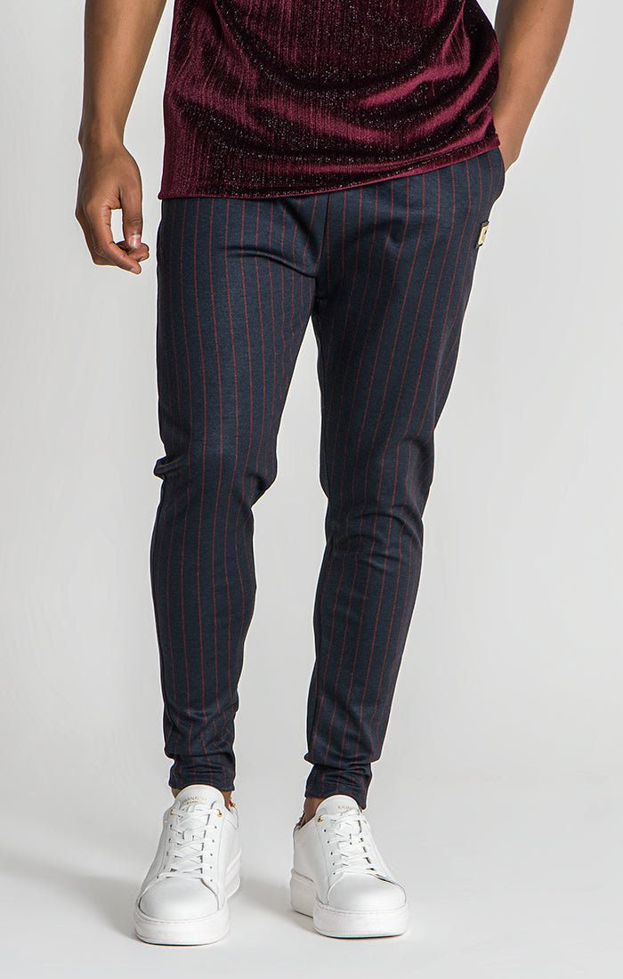 Burgundy Novel Pants