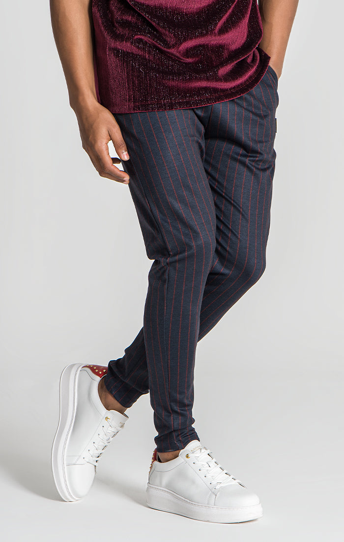 Burgundy Novel Pants