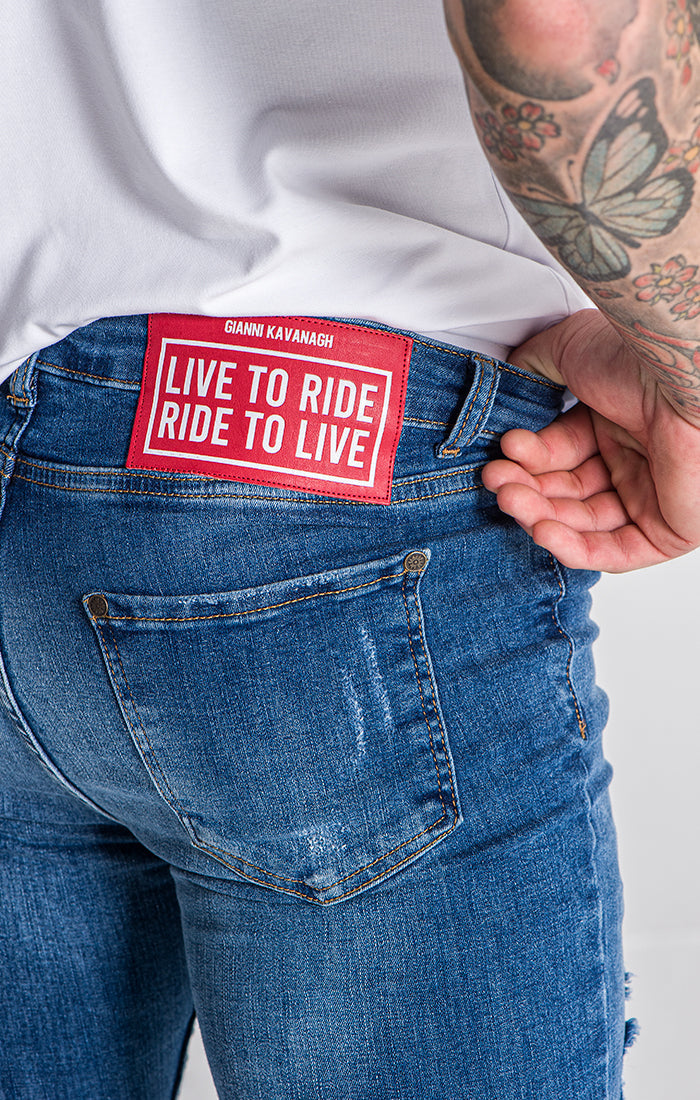 Dark Blue Ride Skinny Jeans