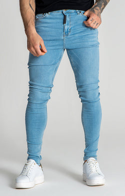 Light Blue GK Iron Skinny Jeans