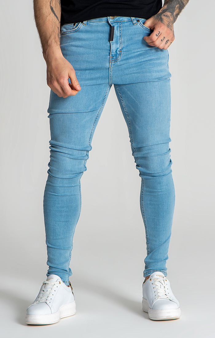 Light Blue GK Iron Skinny Jeans