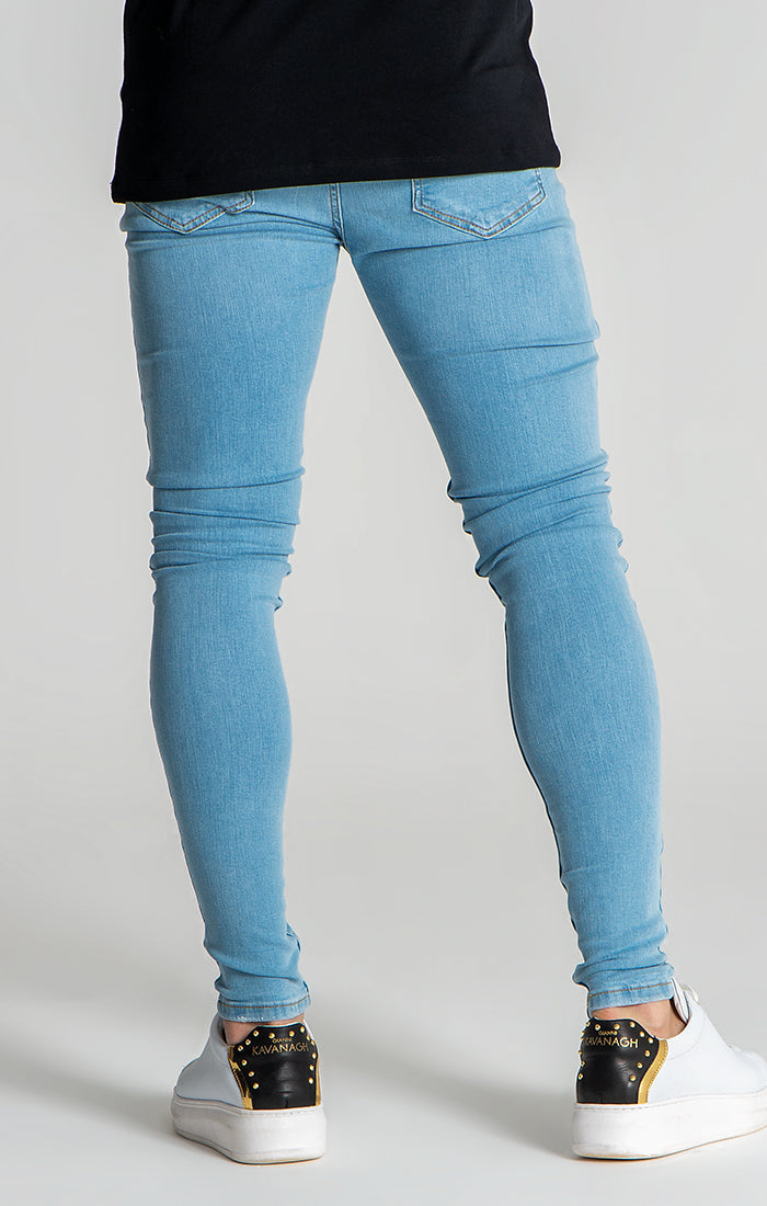 Light Blue GK Iron Skinny Jeans