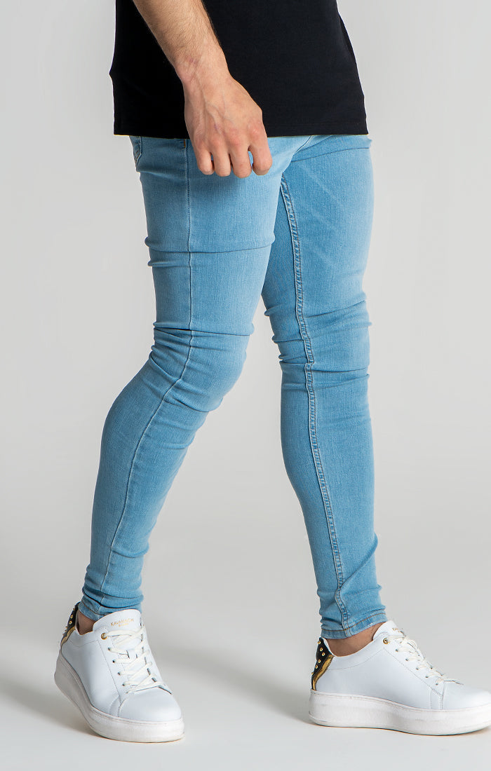Light Blue GK Iron Skinny Jeans