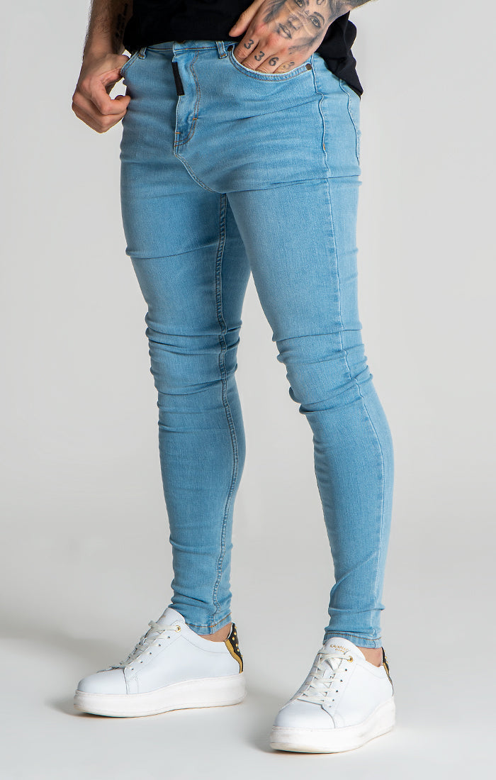 Light Blue GK Iron Skinny Jeans