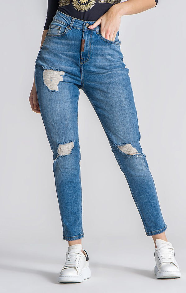 Medium Blue Core Mom Fit Jeans