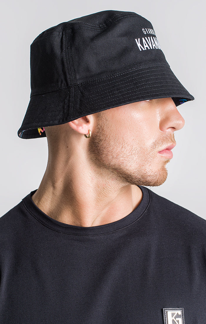 Multicolor Logomania Reversible Bucket Hat