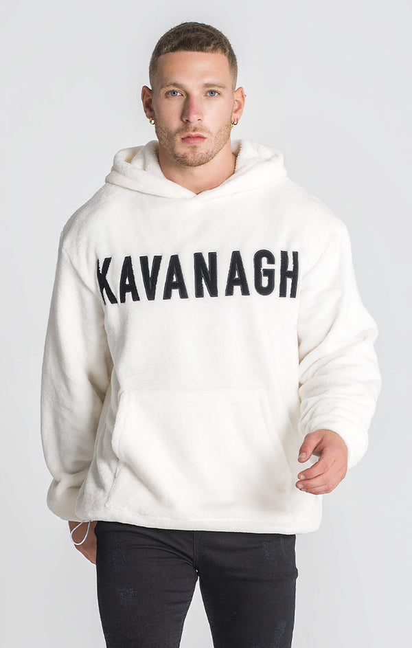 White Chicago Sherpa Hoodie