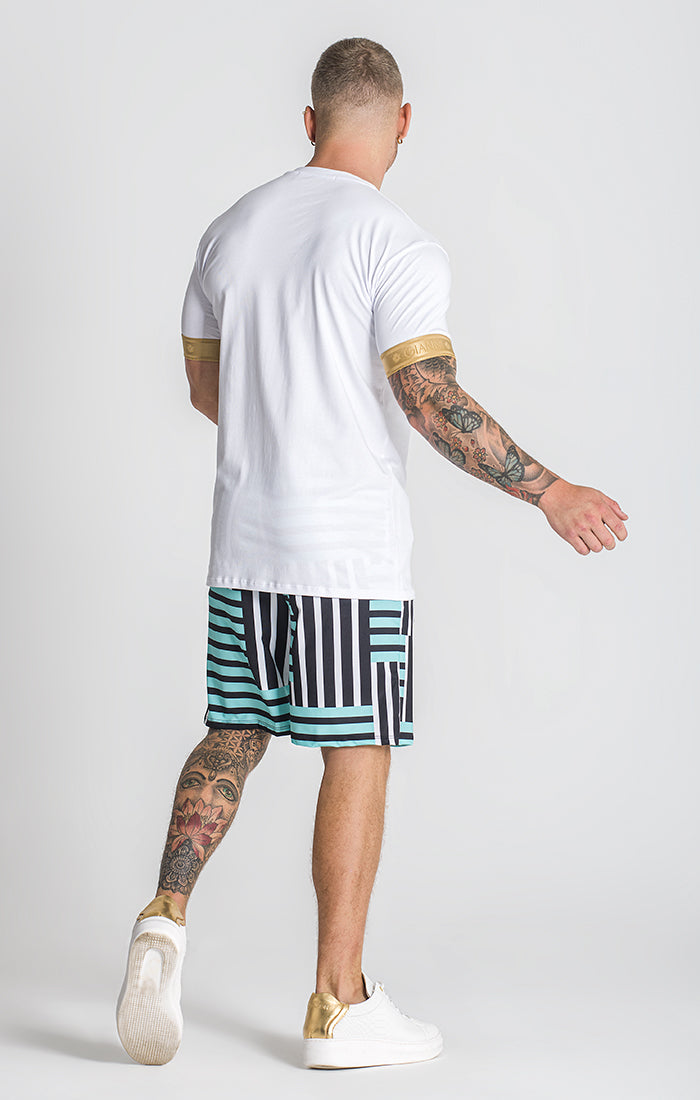 White Disturbia Tee