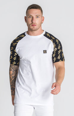 White Error Raglan Tee