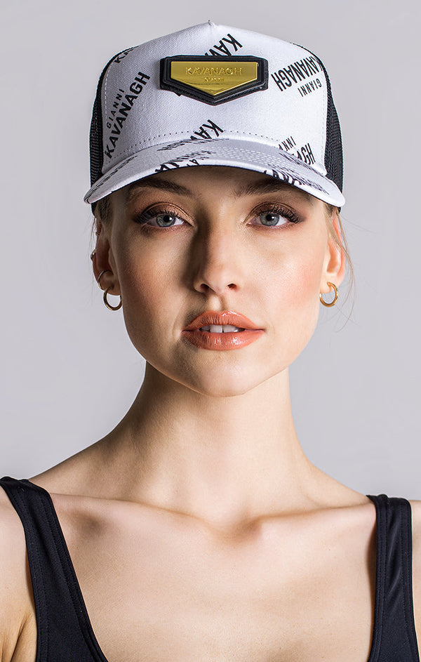 White Logomania Cap