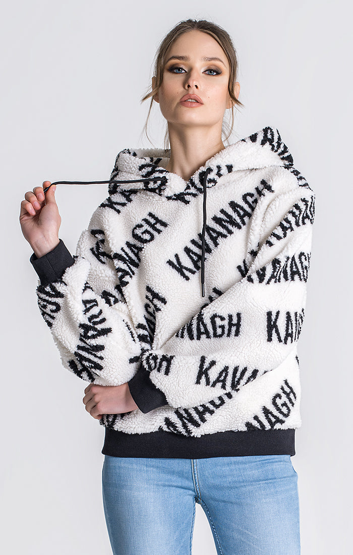 White Queens Sherpa Hoodie