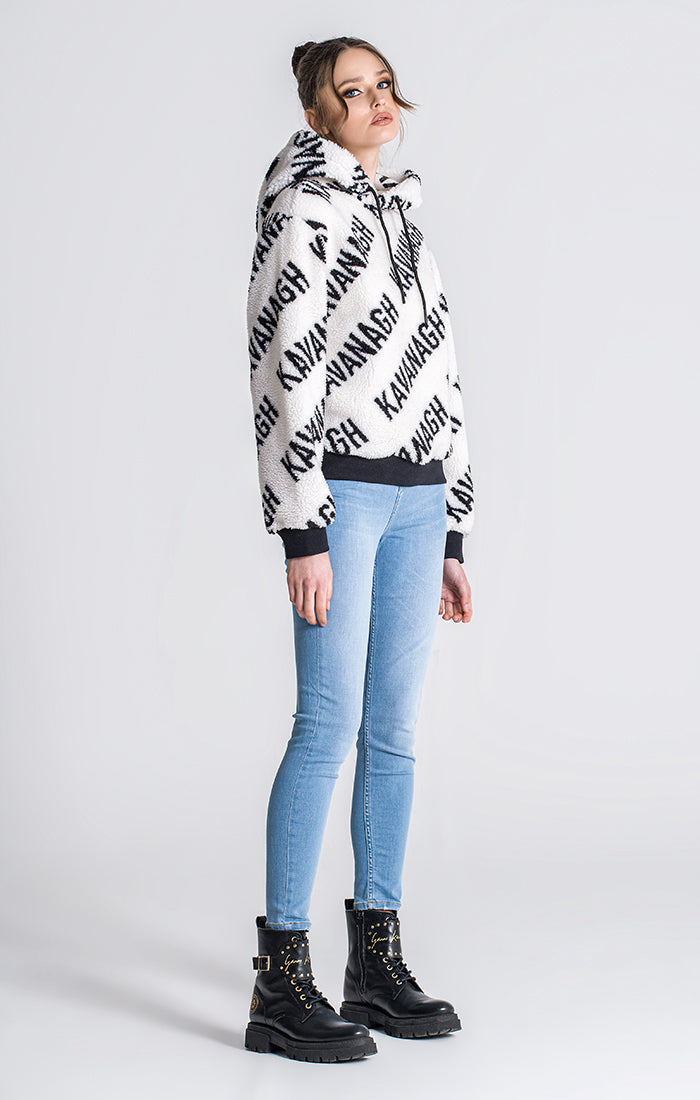 White Queens Sherpa Hoodie