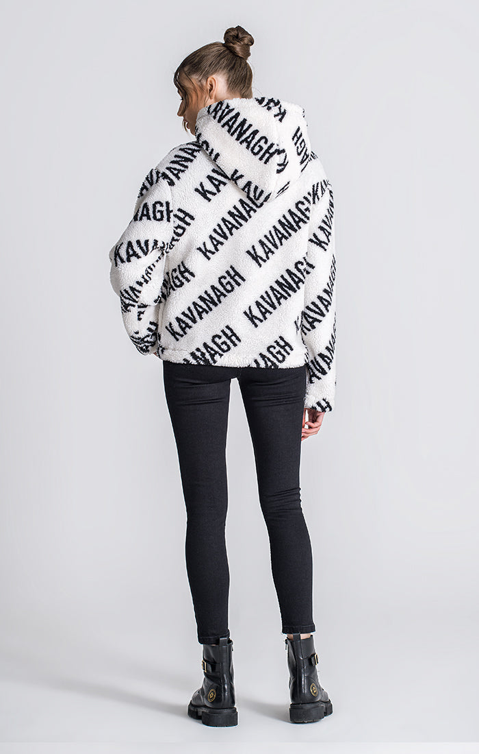 White Queens Sherpa Jacket